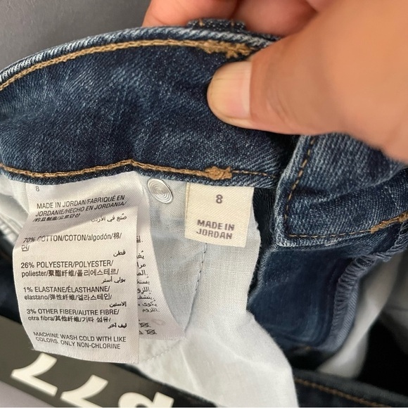 Style & Co Slim Ankle Jeans side Striped Skinny Size 8 High rise - Picture 6 of 8